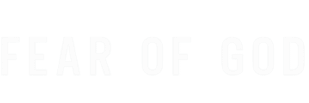 Fear of God Essentials logo on minimalist clothing, showcasing the brand's luxury streetwear style.